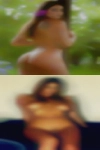 Ebony woman shower